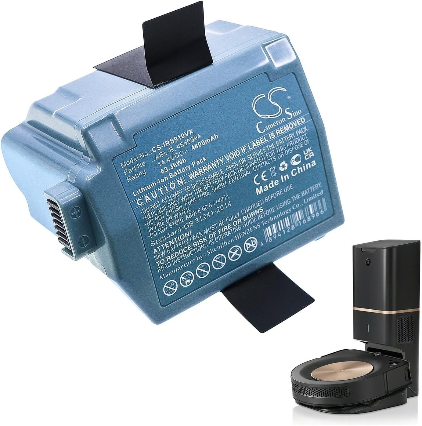 Replacement Battery for iRobot Roomba S9 Roomba S9 S955020 4650994 ABL B