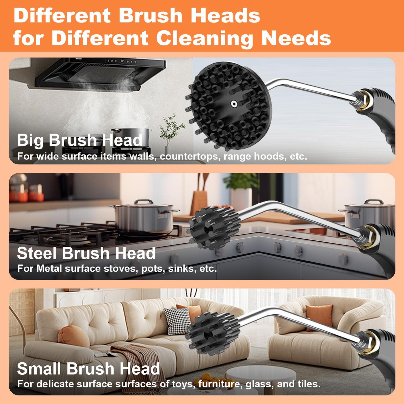 3800W High Pressure Steam Cleaner Household Car Steam Cleaner Cleaning Machine