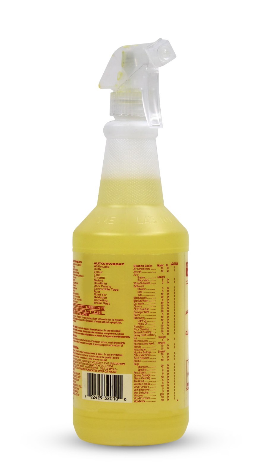 LA’s Totally Awesome All Purpose Cleaner & Degreaser, Original, 32 fl oz, Spray