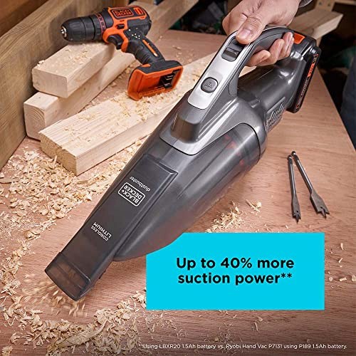Aspiradora De Mano 20V Max Powerconnect, Inalambrica, Bateria No Incluida