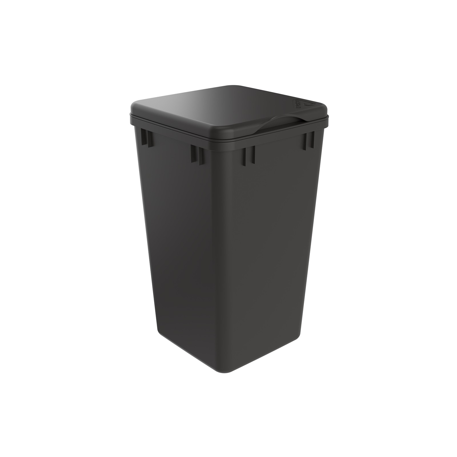 Rev-A-Shelf 27 qt. Trash Can Replacement Lid, Orion Gray, RV-1024-LID-13-1