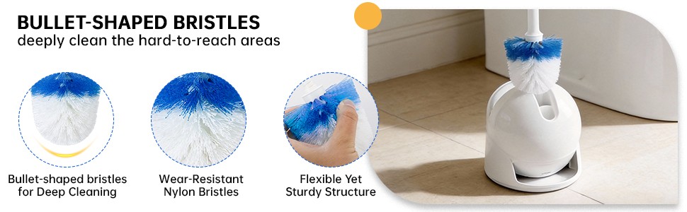 2 Pack Toilet Brush Replacement Head Compatible with OXO Good Grips Toilet