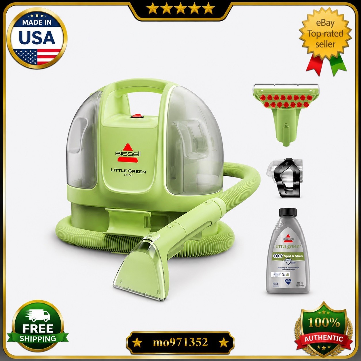 BISSELL Little Green Mini Portable Carpet Cleaner Spot Stain Upholstery-New@🔥❗