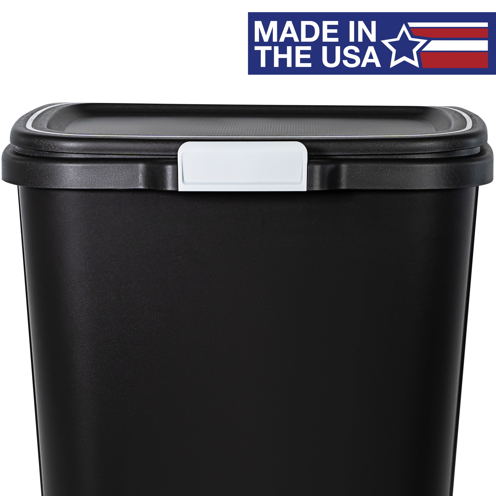 13 Gal Odor Block Touch Top Black