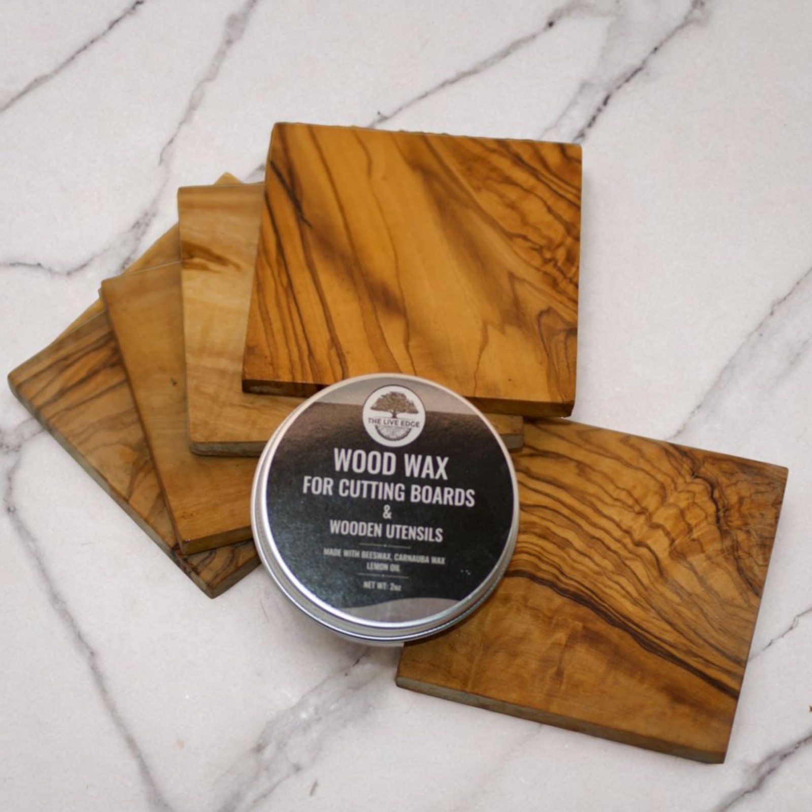 2oz Food Grade Beeswax Wood Polish For Wood Cutting Board Wax & Wooden Cookin…
