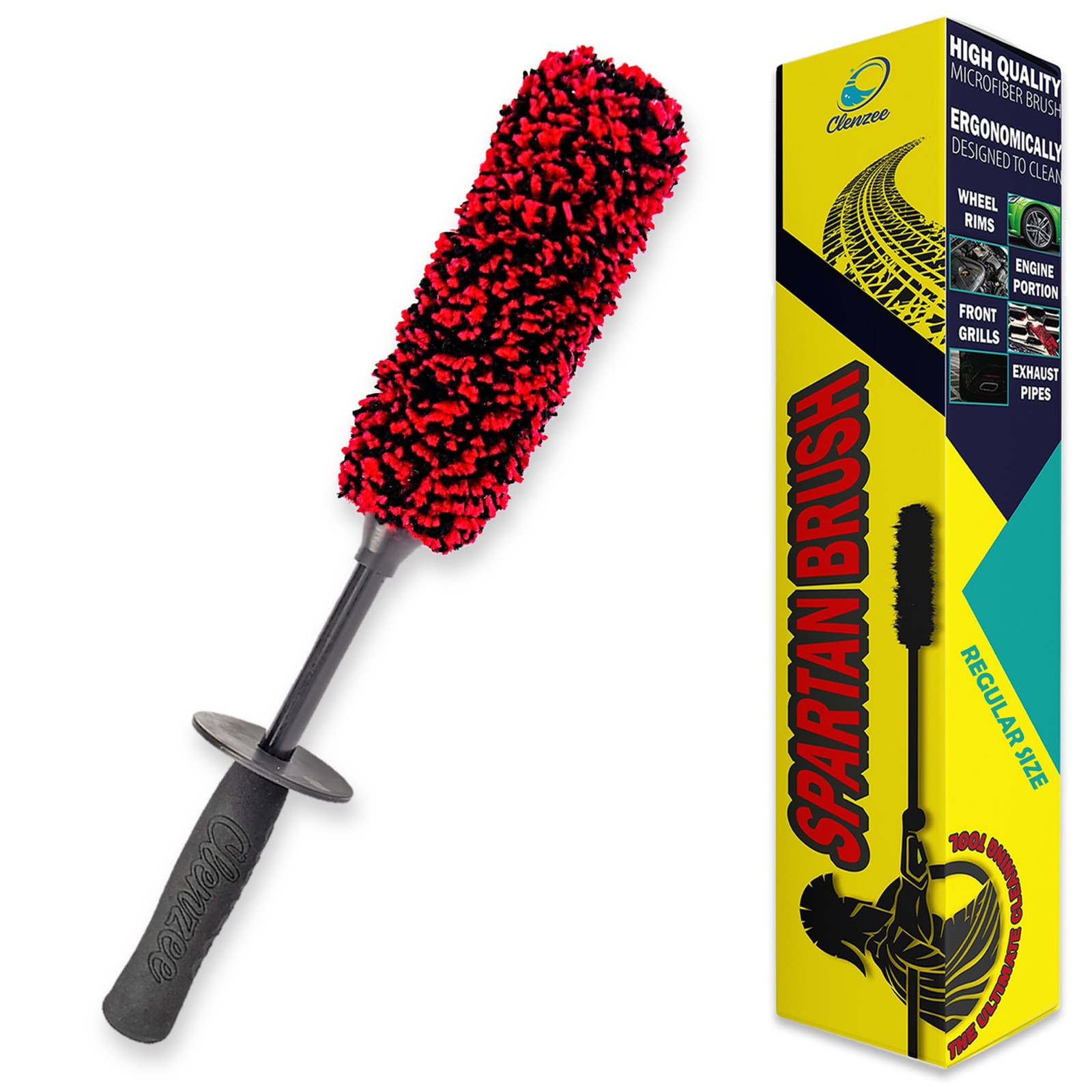 15 Inch Microfiber Wheel Brush Soft NonMetallic Rim Cleaner Car Cleaning