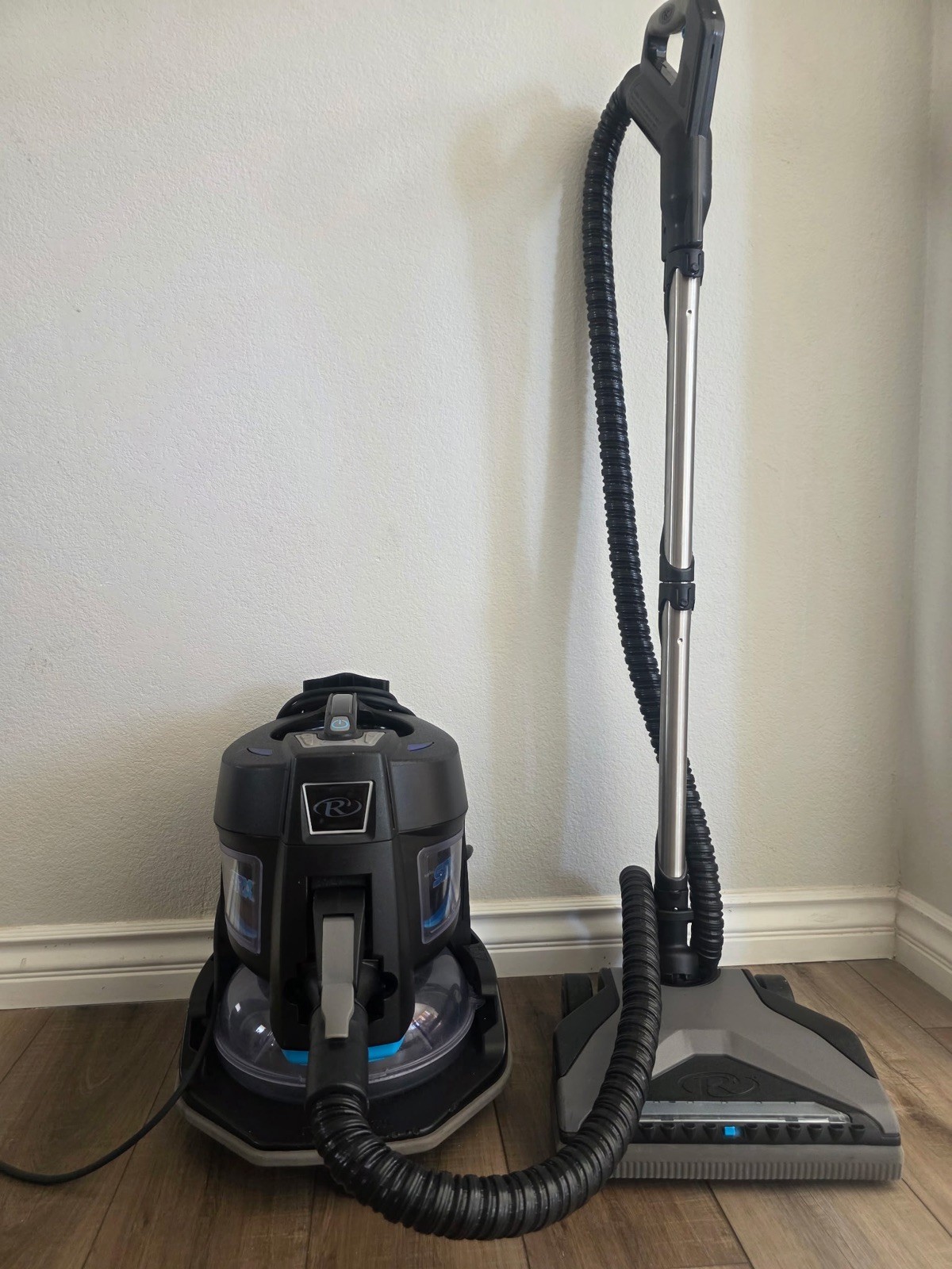2025 Rainbow SRX Canister Vacuum Cleaner, Floor Nozzle, Corded, Black/Blue/Gray