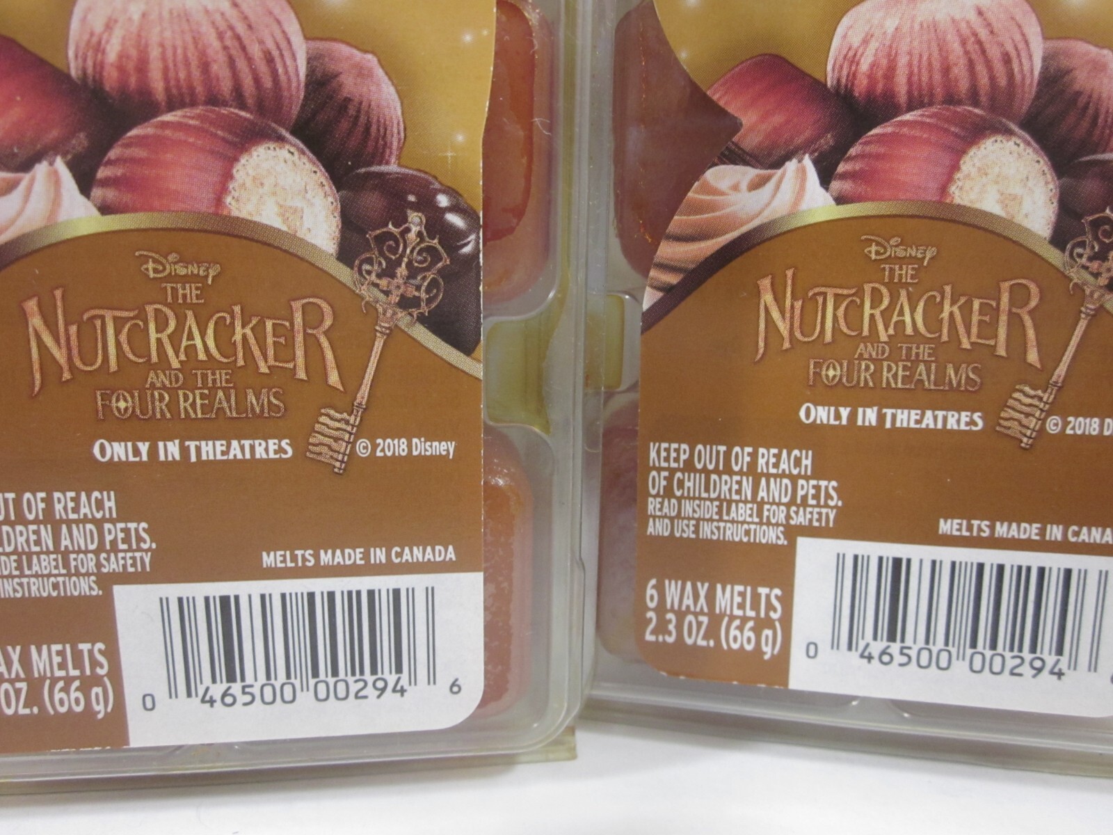 18 Glade Nutcracker Delight rich hazelnut praline Wax Melts 3 pks *see pictures