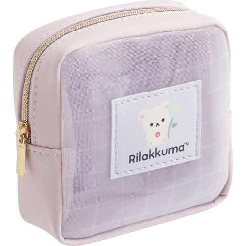 San-X Rilakkuma Mesh Mini Pouch Korilakkuma CA73102 H115 x W190 x D20mm　Japan