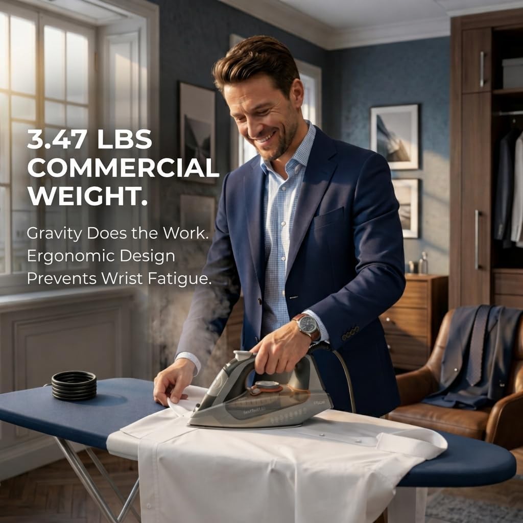 Steam Force Pro Stainless Steel Soleplate Iron Clothes 400 Microsteam