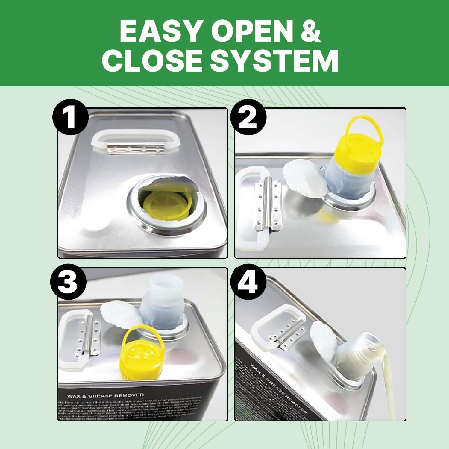 Wax and Grease Remover Multi-Surface Paint Prep Cleaner for Auto Body (36060),
