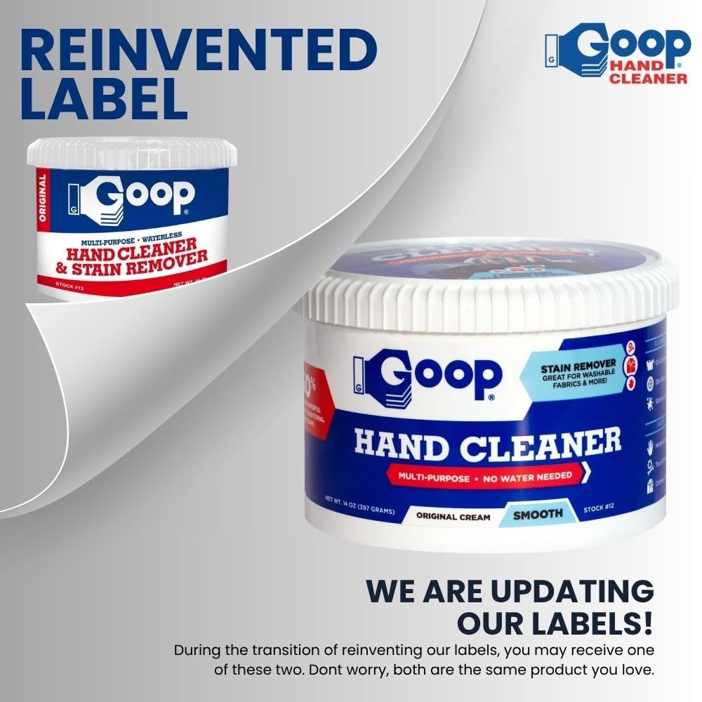 Multi-Purpose Waterless Hand Cleaner & Stain Remover – 14 oz (Pack of 2)