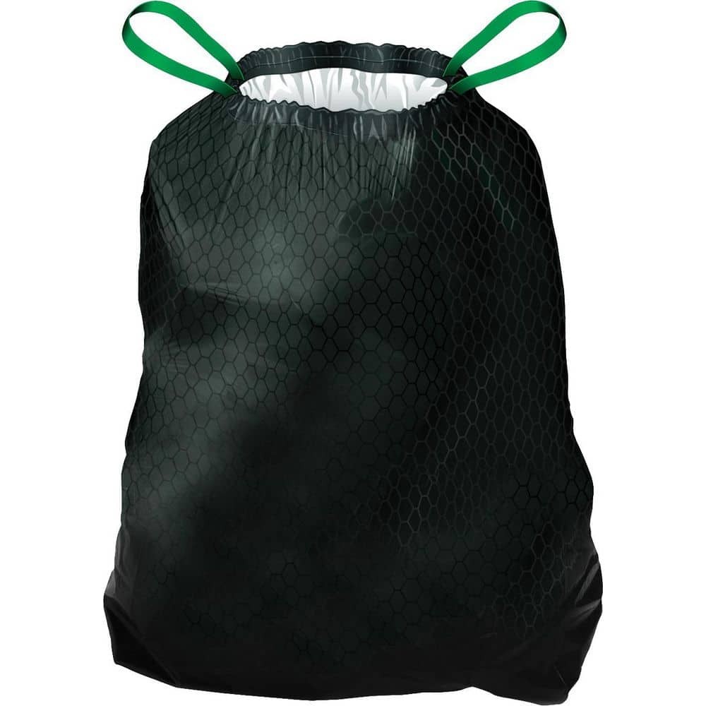 30 Gallon Black and White Large Trash Bags (120-Count)