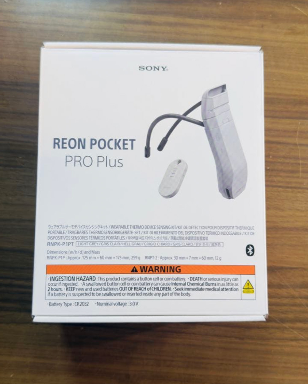 Sony REON POCKET PRO Plus RNPK-P1PT 2026 Flagship Wearable Cooler Sensing Kit
