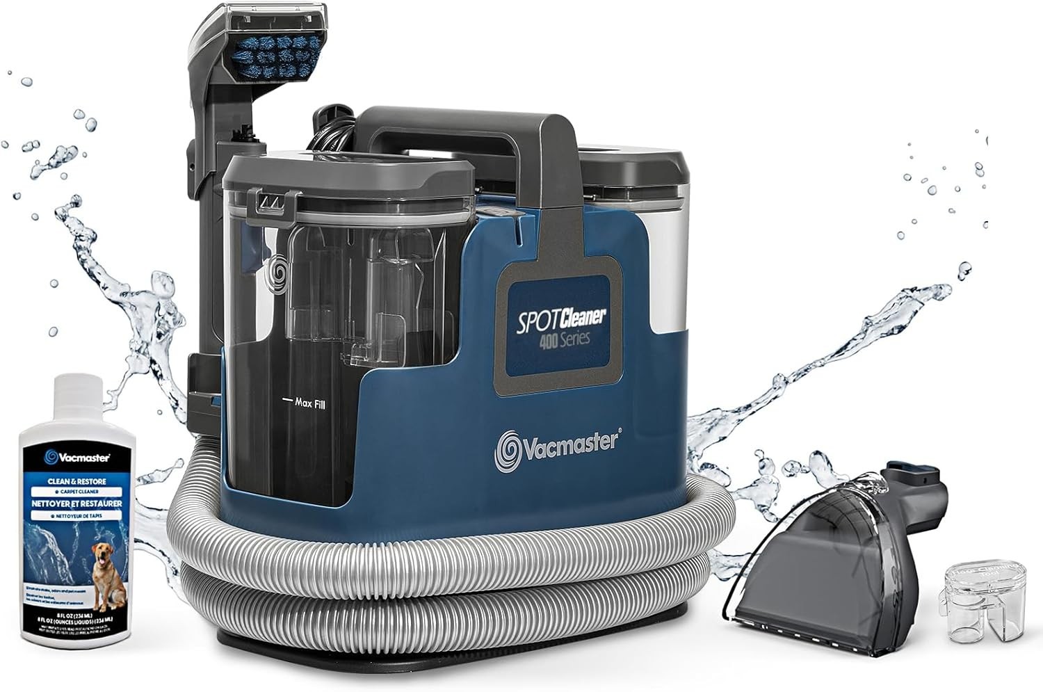 Vacmaster SCB301 400 Series Portable Carpet & Upholstery Spot Cleaner Machine, 1