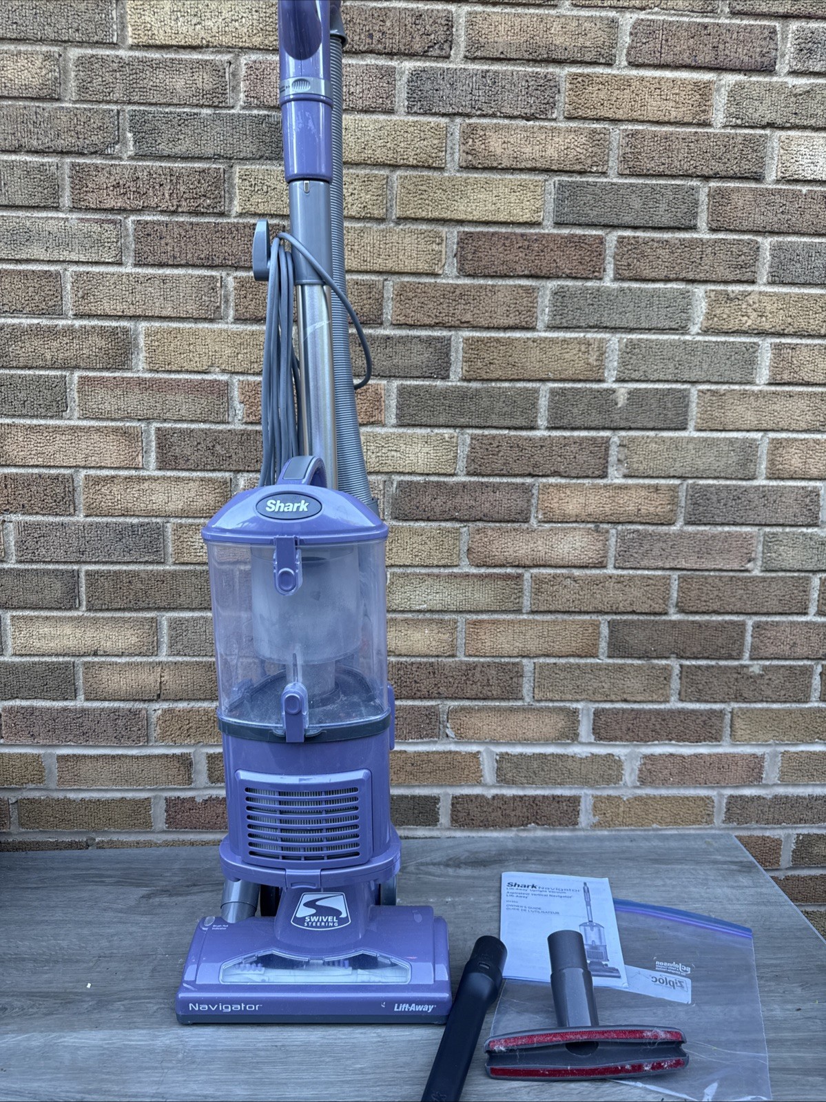 Shark NV352 Navigator Lift-Away Vacuum HEPA Filter Swivel Carpet Lavender