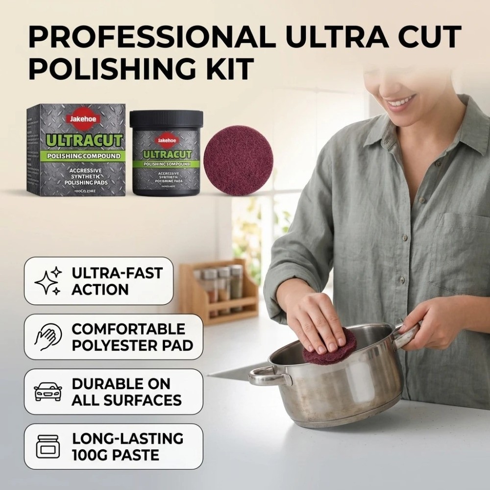 100G Surface Restoration Cream Ultracut Polishing Compound With Polishing Pad US