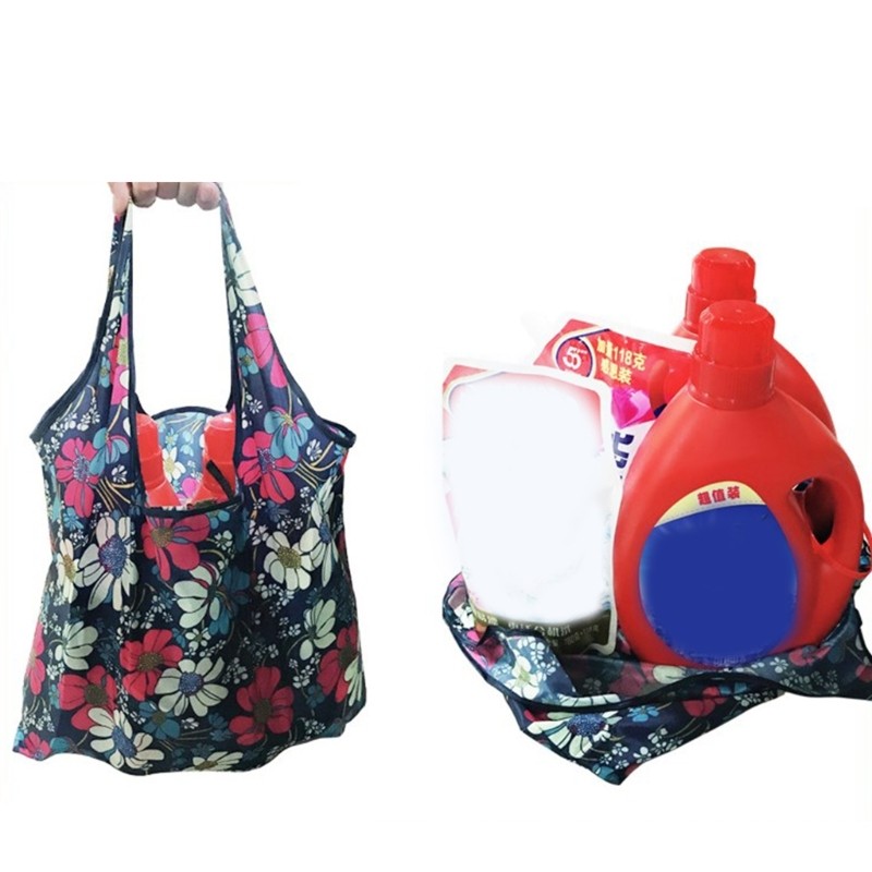 Foldable Shopping Bag Tote with Spacious Interior Great for & Necessities