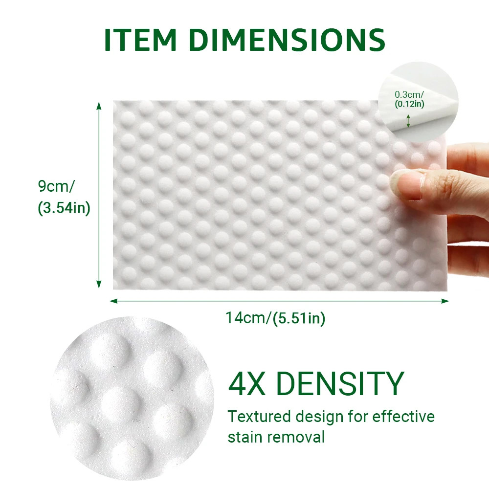 ​30/60Pcs Magic Eraser Sponge Strong Non-Scratch Melamine Foam Sheet in Bulk for