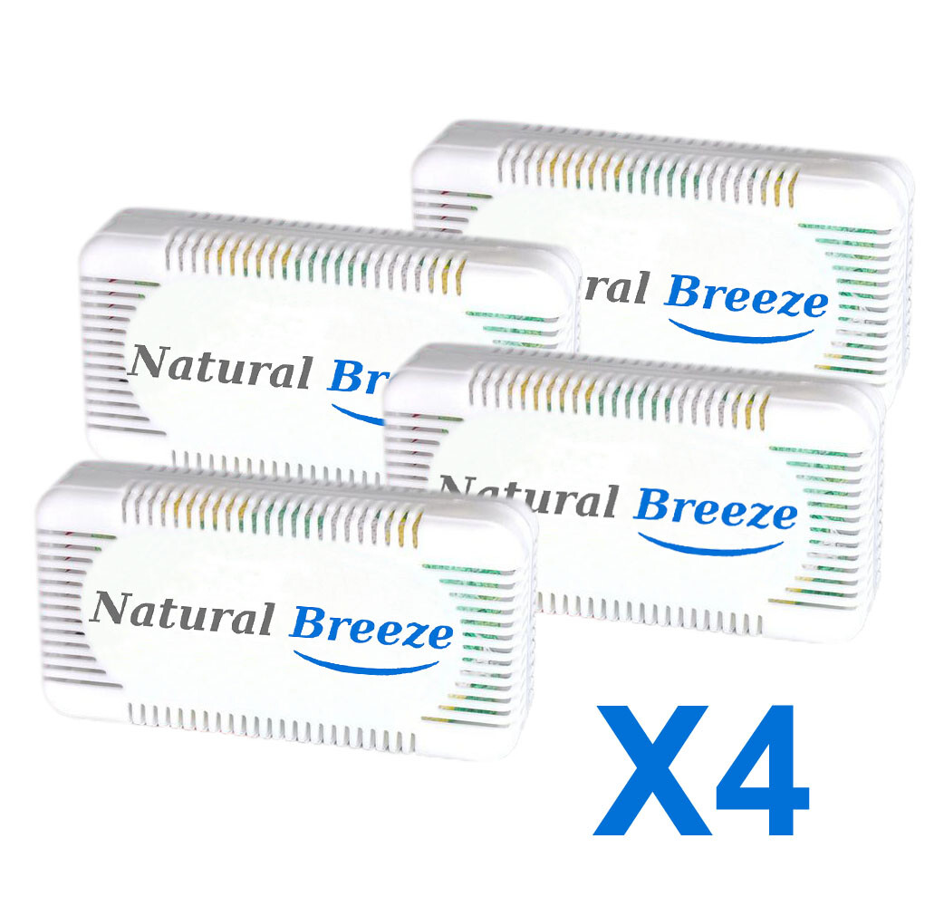 Odor Absorber & Deodorizer for Refrigerator & Freezer – 4 Pack –