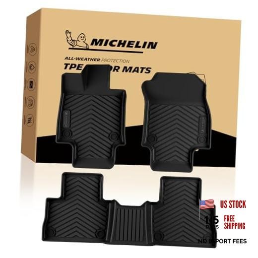 Vehicle Mats, Premier Series All-Weather TPE 2019-2025 Floor Mats B(3 Piece)