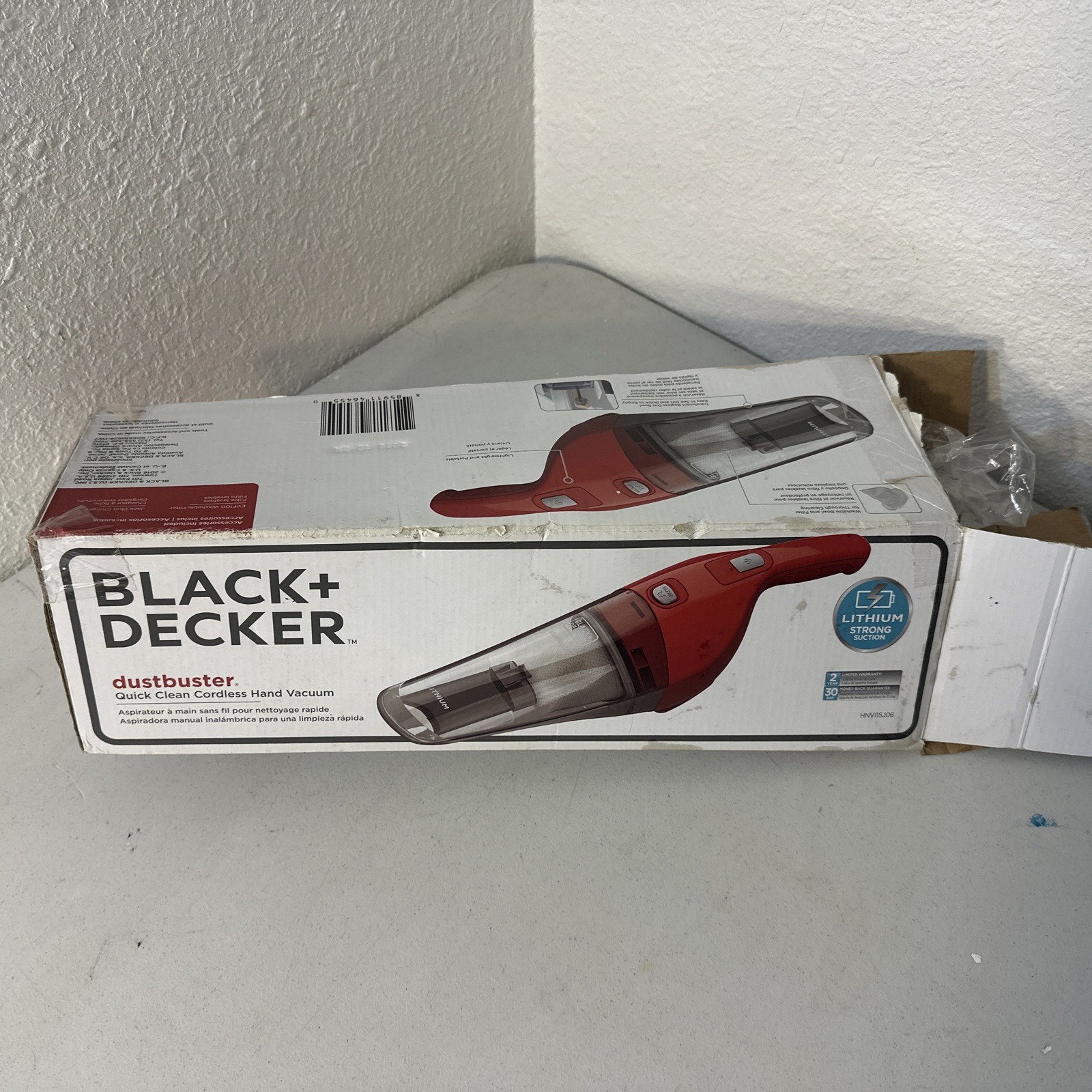 BLACK+DECKER Dustbuster Red/Black Handheld Vacuum Cleaner