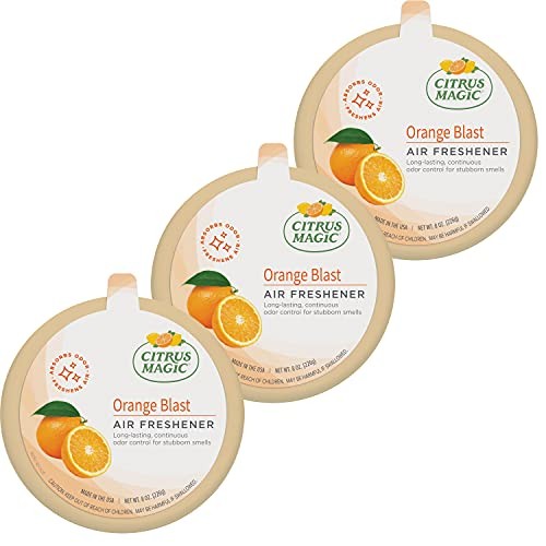 Citrus Magic Odor Absorbing Solid Air Freshener, Assorted Sizes , Colors