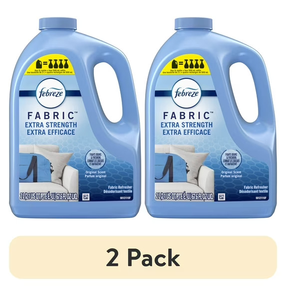 2PK Odor-Eliminating Fabric Spray Refill,Air Freshener Original Scent 67.6 fl oz
