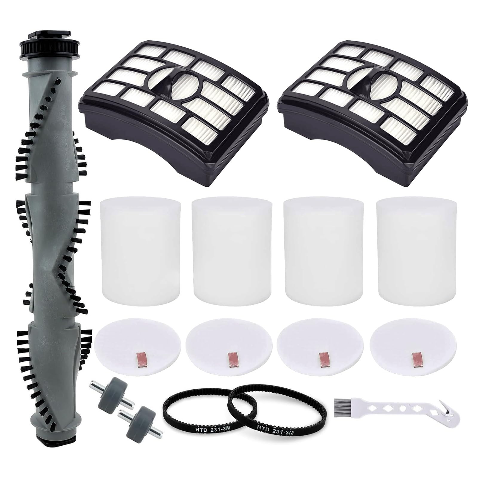 Replacement Parts Kit for Shark Rotator Vacuum NV500 NV501 NV502 | Brush Roll, B