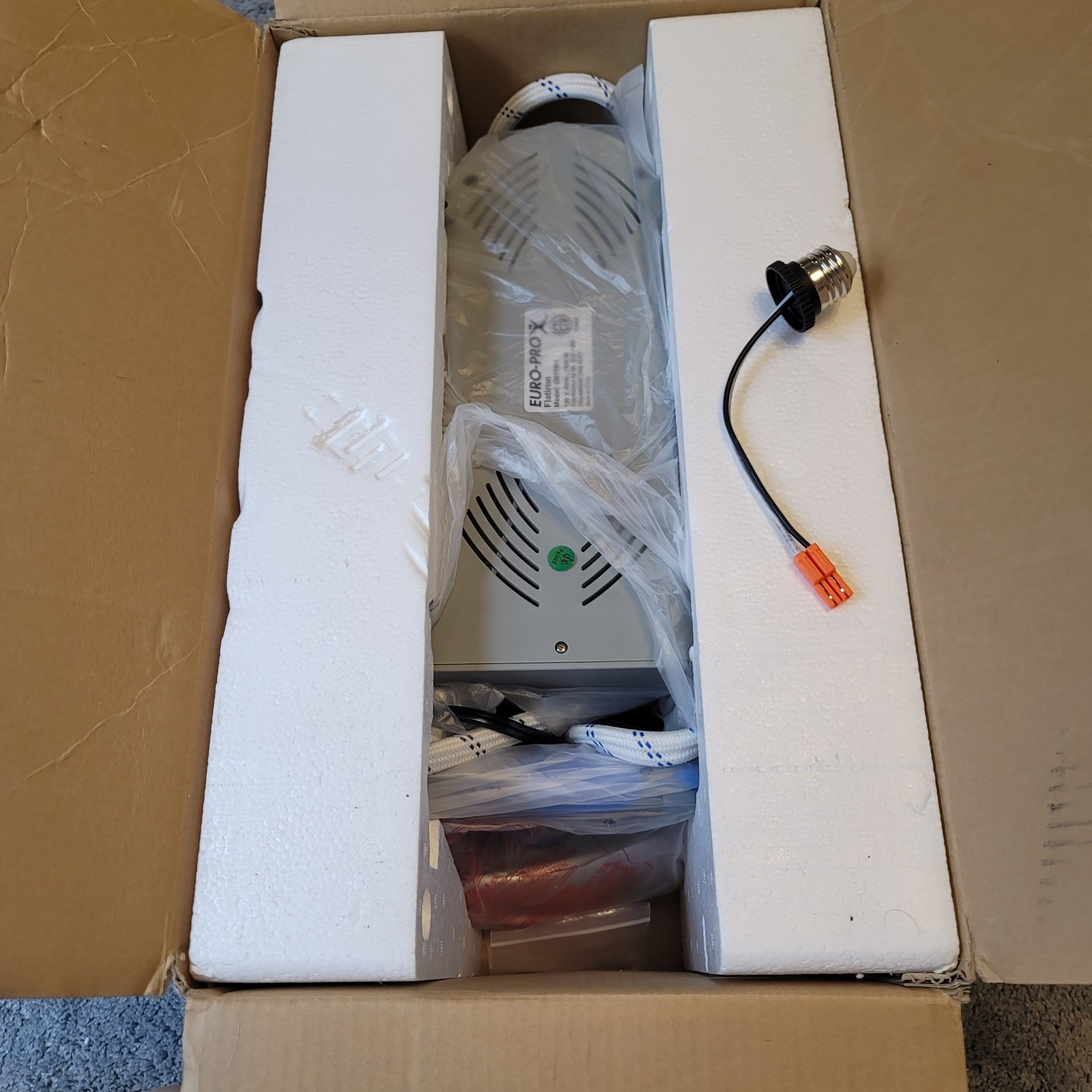 Euro-Pro X Steam Generator Iron G6118H New Open Box
