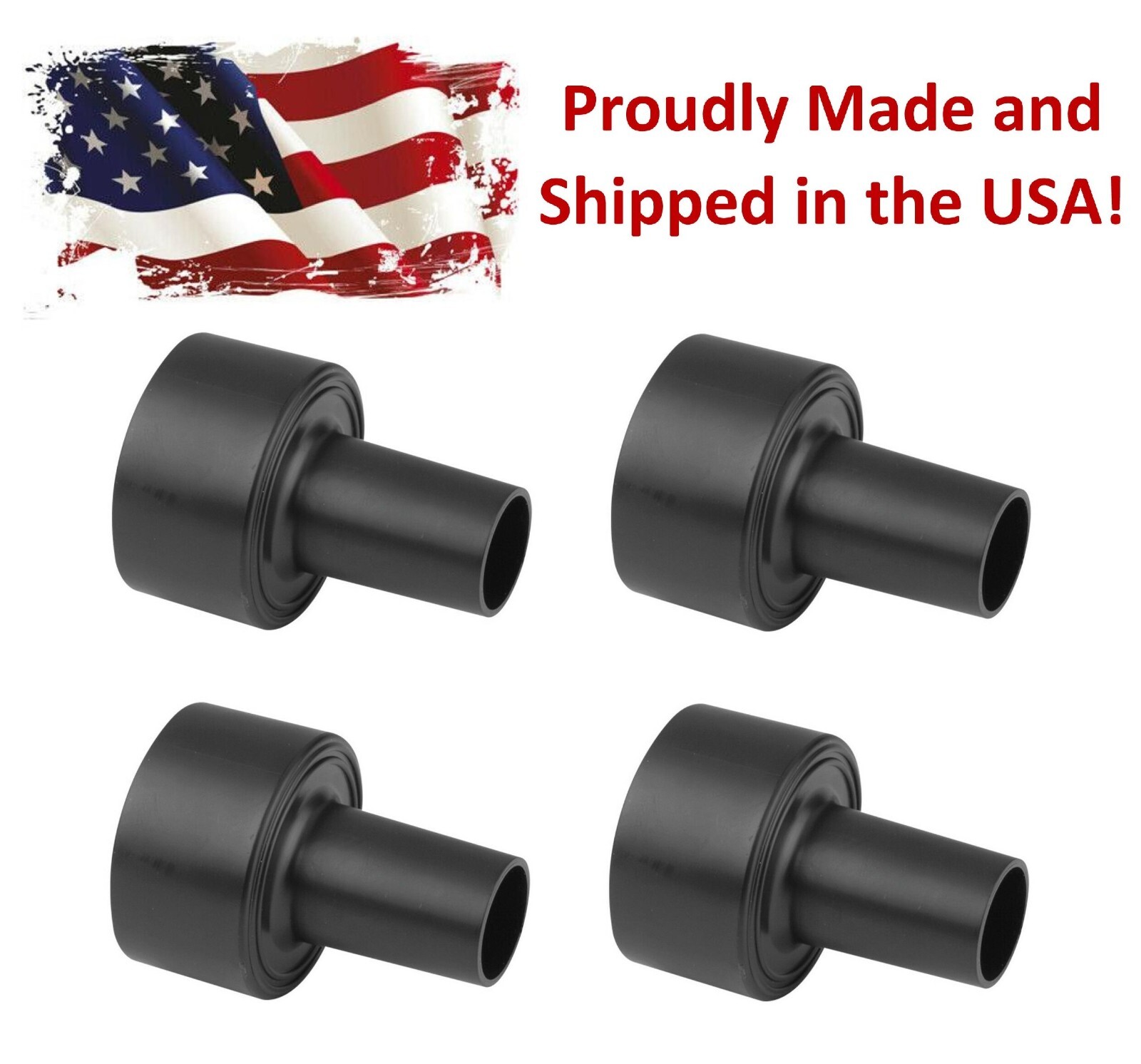 Conversion Adapter Wet Dry Shop Vac Fits Ridgid Craftsman Hose 2-1/2″ to 1-1/4″