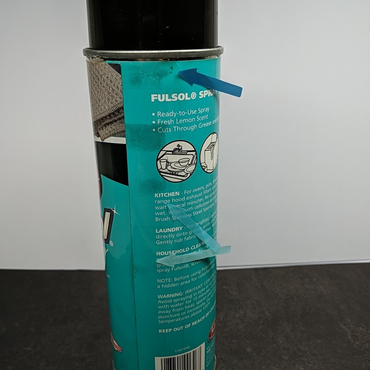 Fuller Brush Fulsol Spray 85% Full Dissolve Grease Grime Oil Dirt 18 oz