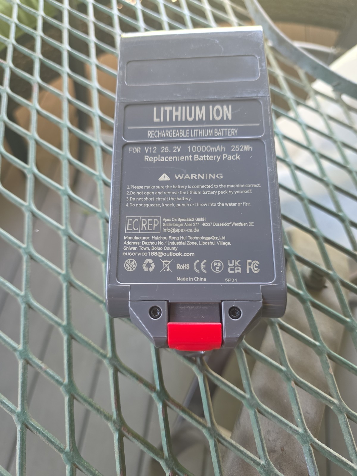 NEW 25.2V for Dyson V12 Detect Slim Vacuum Battery Replacement 965470-01 9.0Ah