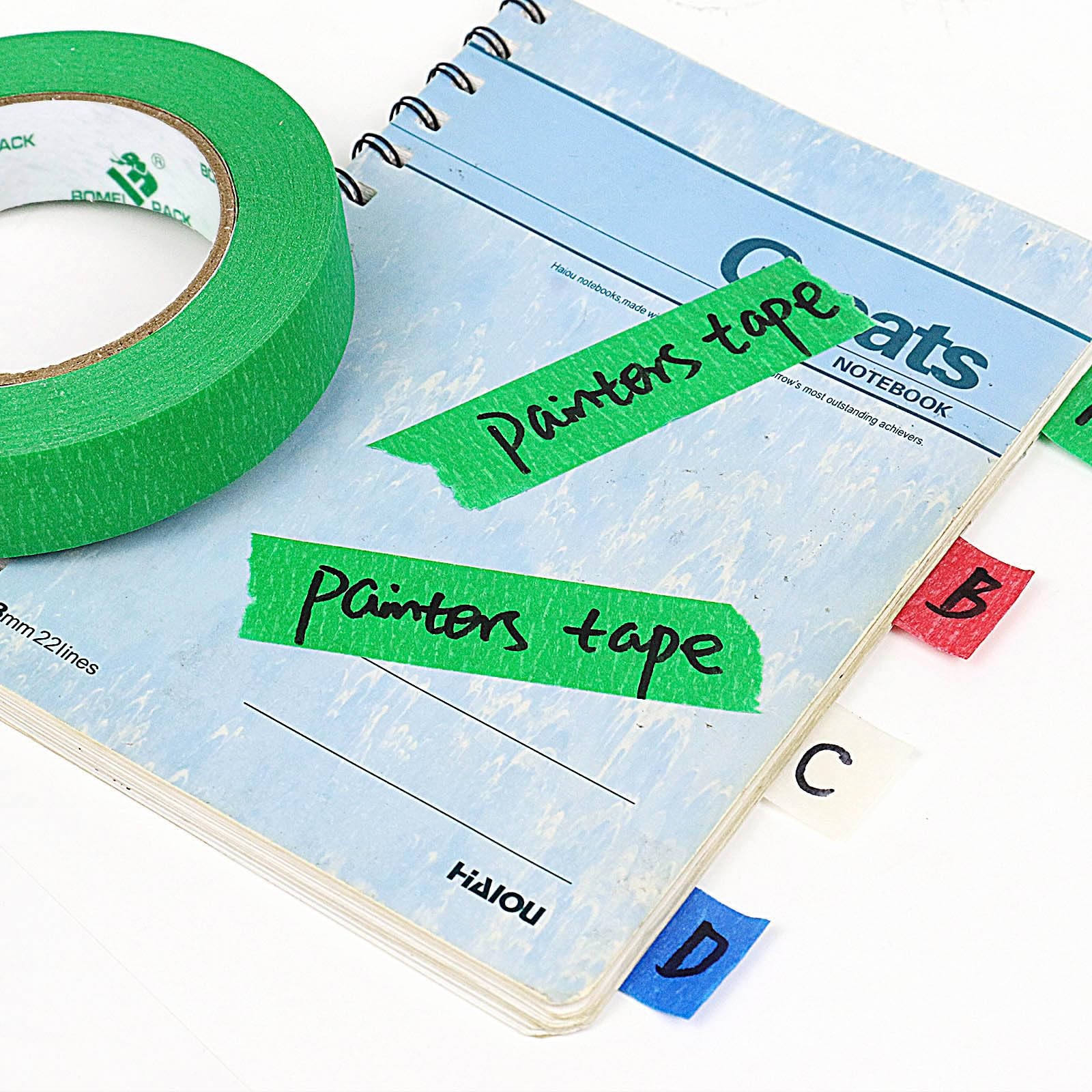 10Rolls Green Painters Tape, General Purpose Green Masking Tape 0.75inch x 55…