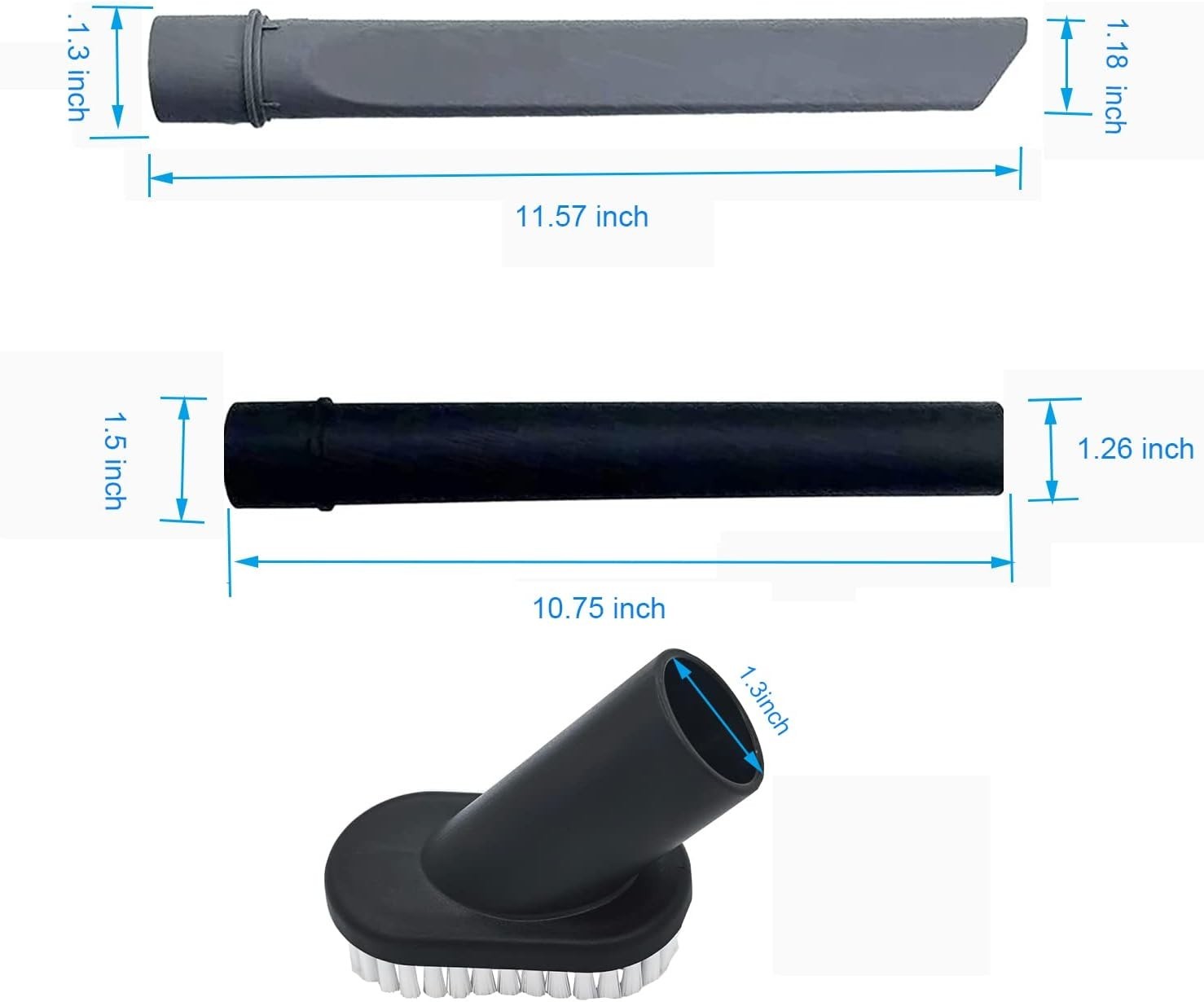 Vacuum Crevice Tool Dust Brush Compatible with Bissell Cleanview Swivel Pet