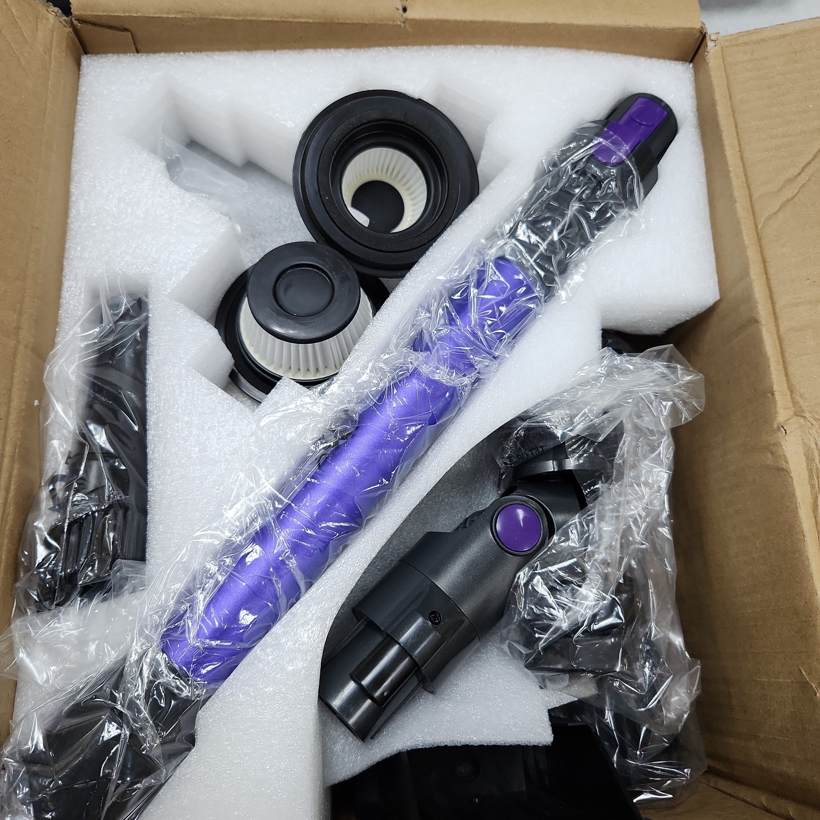 COTIAR Cordless Vacuum Cleaner, 500W 40KPa 60Mins Cleaners for Purple