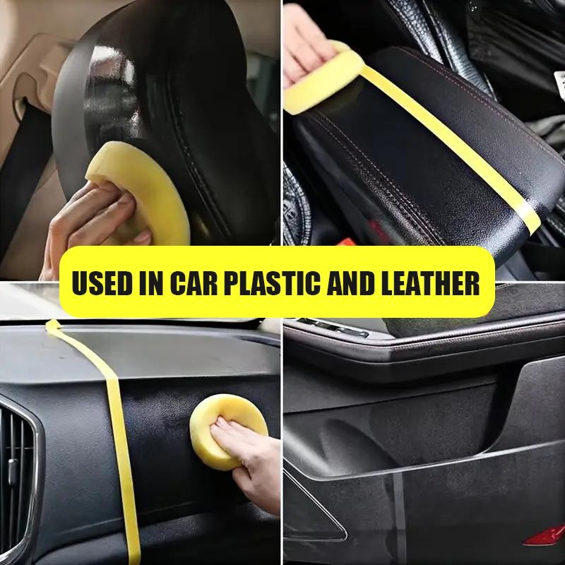 Car Plastic Restorer, Back to Black Gloss, Long-lasting Auto Polish Cleaner