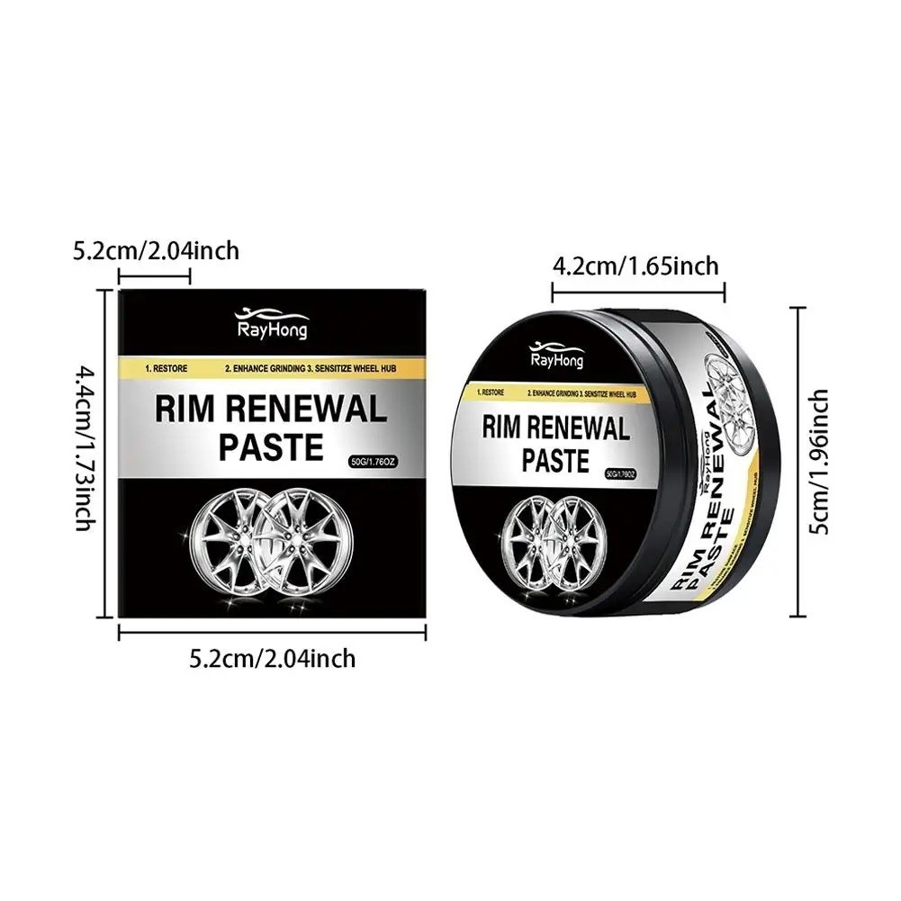 1x Multi-Purpose Rim Renewal Paste Wheel Care & Restoration Paste 50g