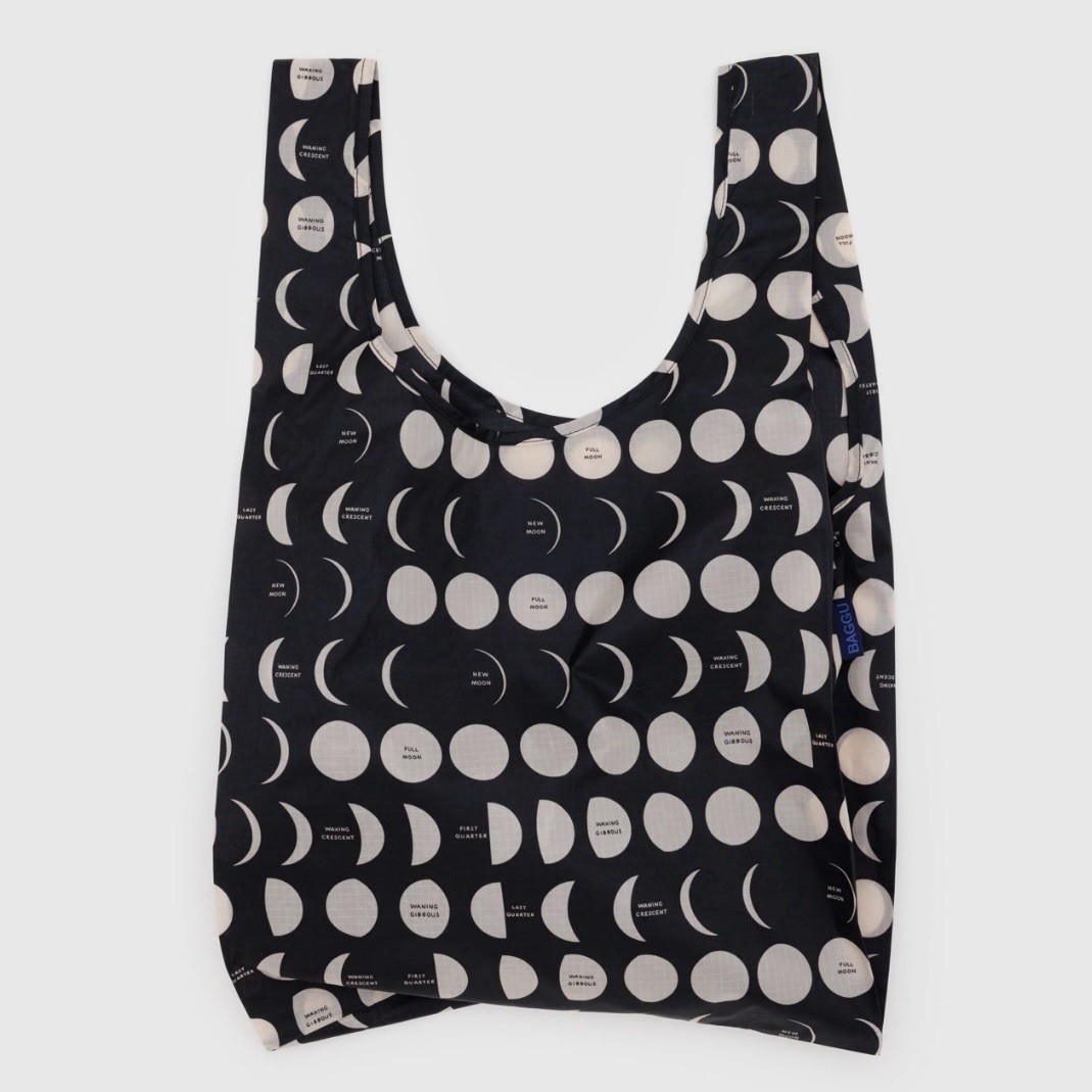 NEW! Baggu STANDARD BAG in “Moon” — Washable Recycled Nylon, SOLD OUT + RARE!