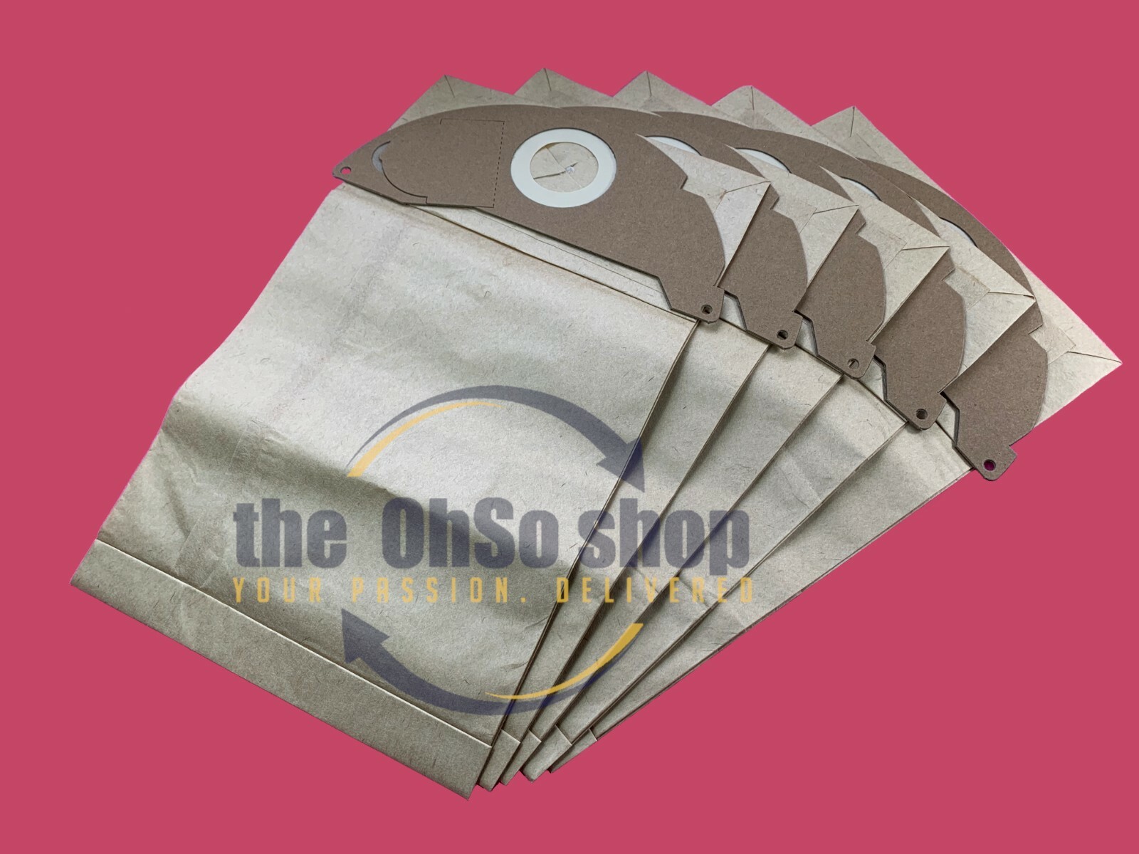 10 x Karcher Vacuum Cleaner Paper Dust Bags, VC6200, WD2, WD2.000 to WD2.999