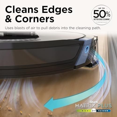 Shark Matrix Plus 2-in-1 Robot Vacuum & Sonic Mop, Home Mapping, HEPA Bagless