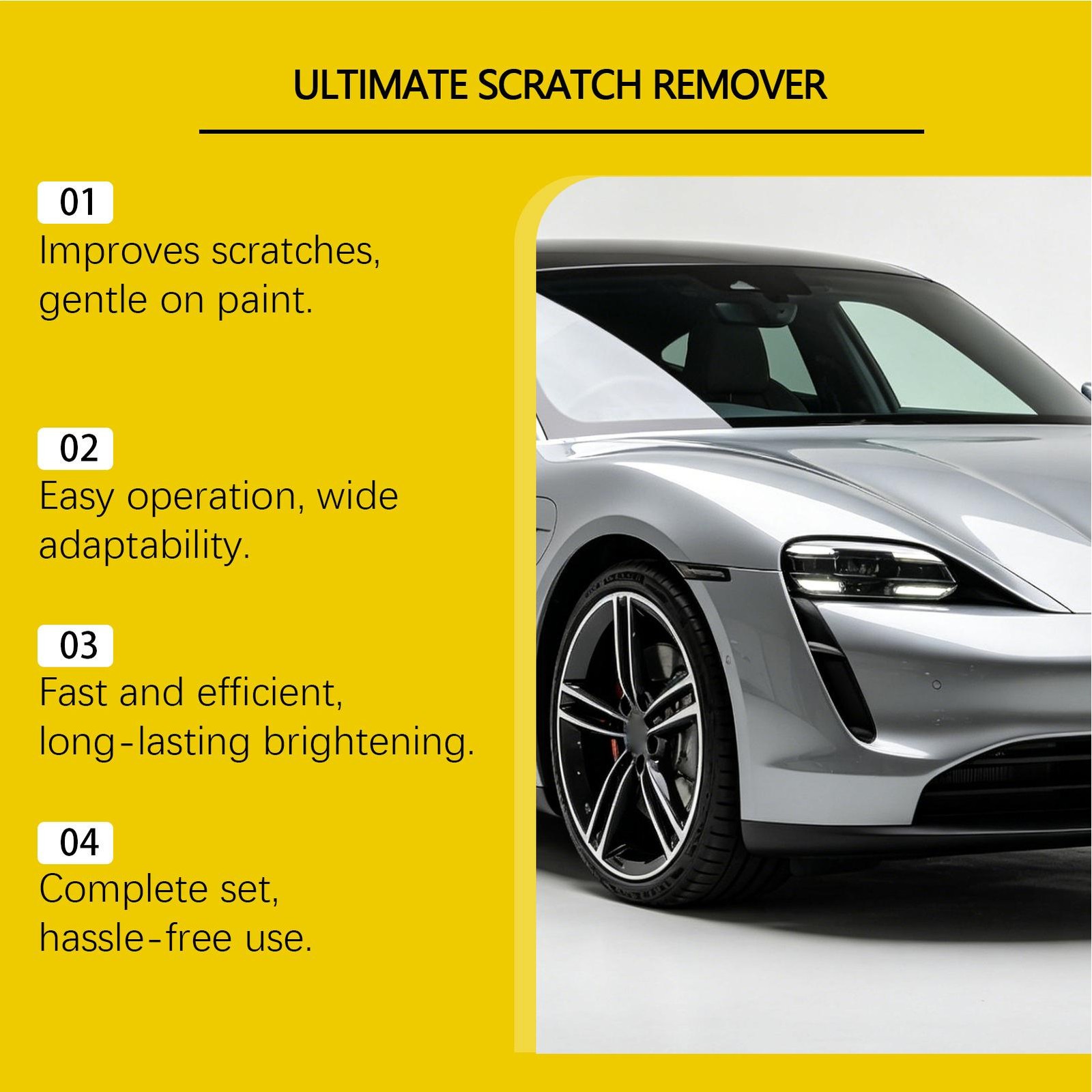 1 Set 100g Car Scratch Remover Paste, Universal Paint Polishing for All Colors