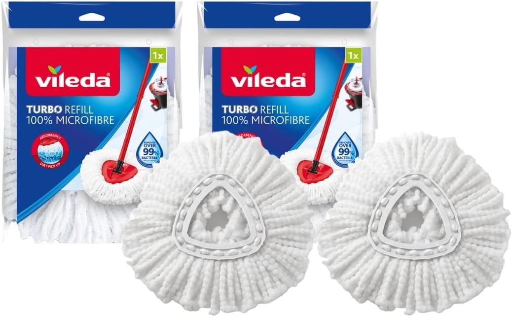 2-Pack Turbo Classic Microfiber Mop Refills