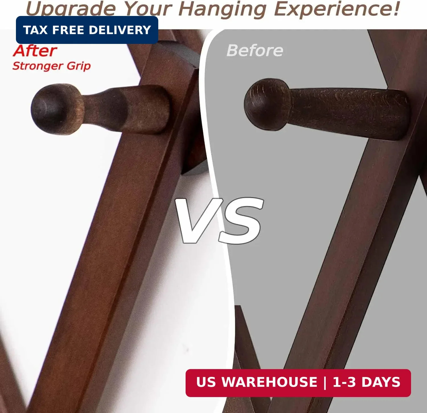 Hat Rack for Wall, Expandable Wall Hat Holder with 16 Hooks, 16 inch Wooden Wall