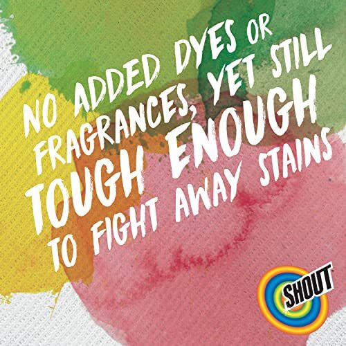 Shout Free Laundry Stain Remover Active Enzyme Dye Fragrance & Bleach Free 2…