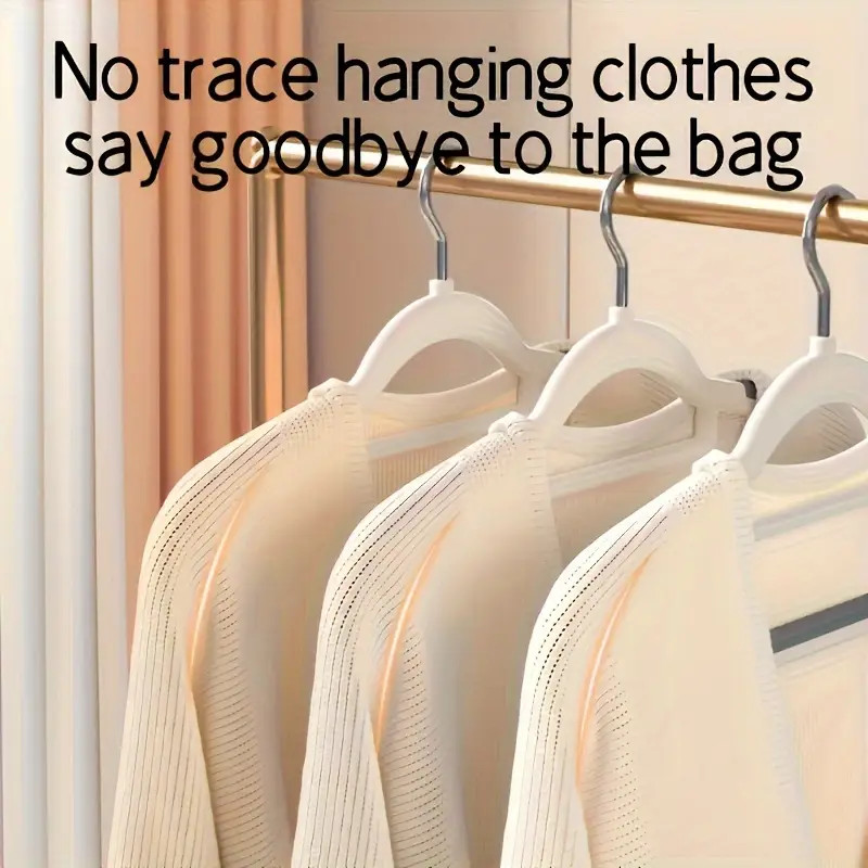 Plastic Hangers 20/40 Pcs Heavy Duty Non-Slip Clothes Hangers w/360° Swivel Hook