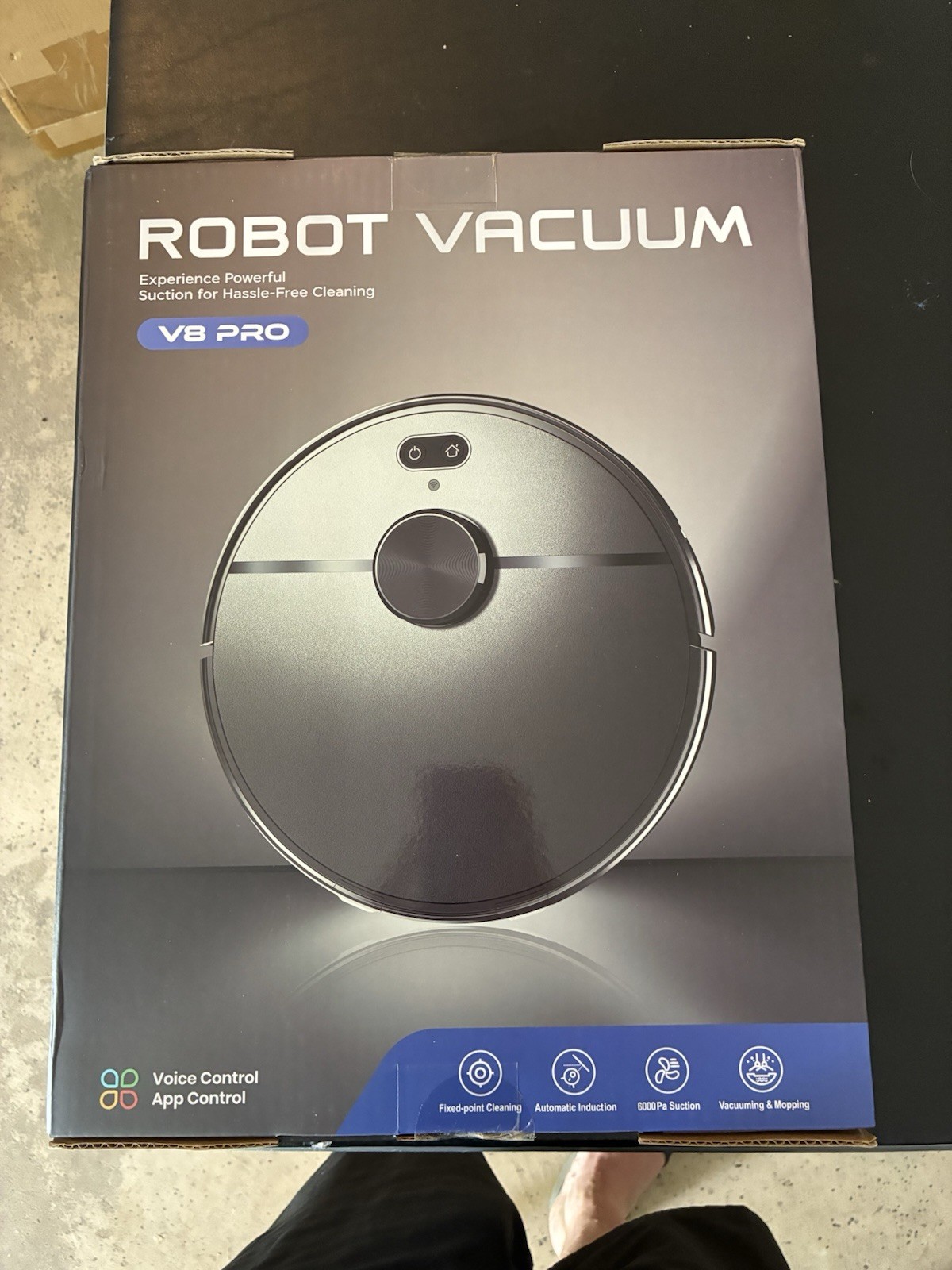ORYZOM Robot Vacuum V8 Pro Fully Automatic Cleaning w/ Mopping Function & Kit