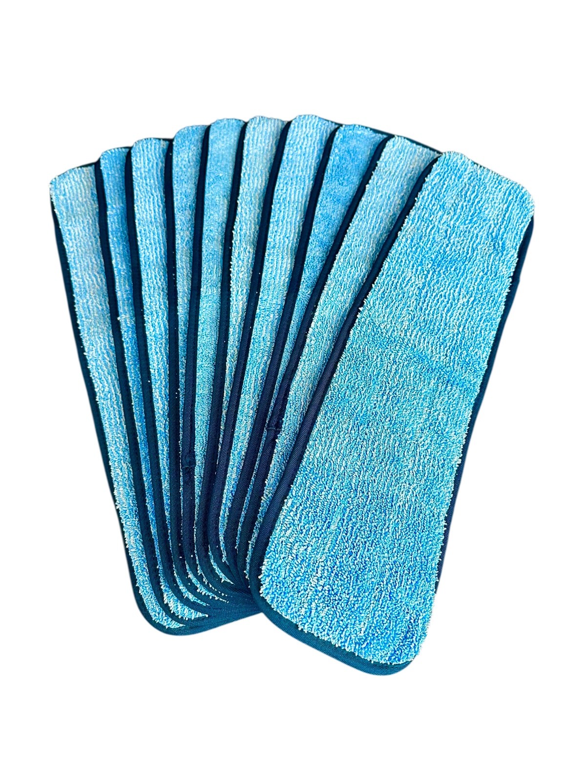 Commercial Microfiber Wet Mop Pads 18” Universal Fit Hypoallergenic – PACK OF 10