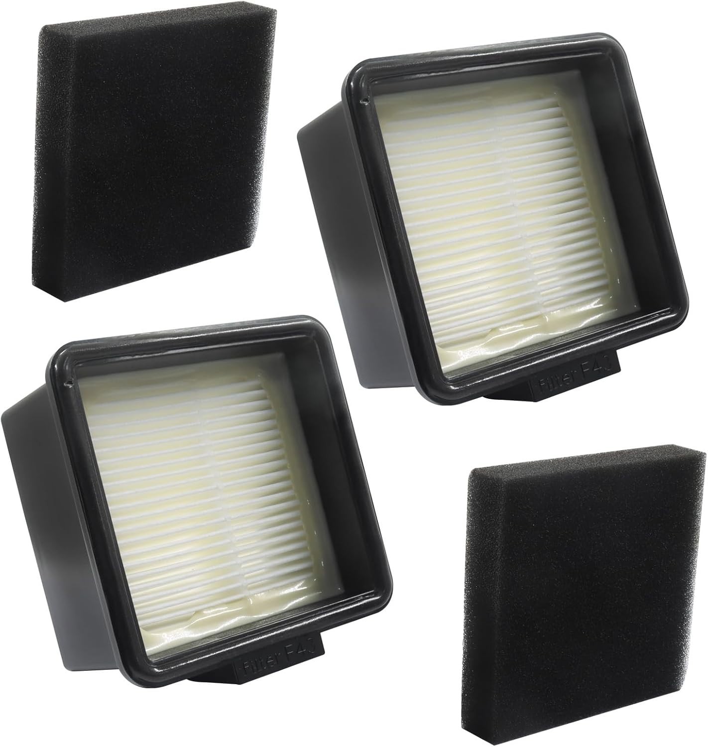 2 Pack HEPA Filter, Compatible Foam Filter Replacement for Easy Lite Cyclonic…
