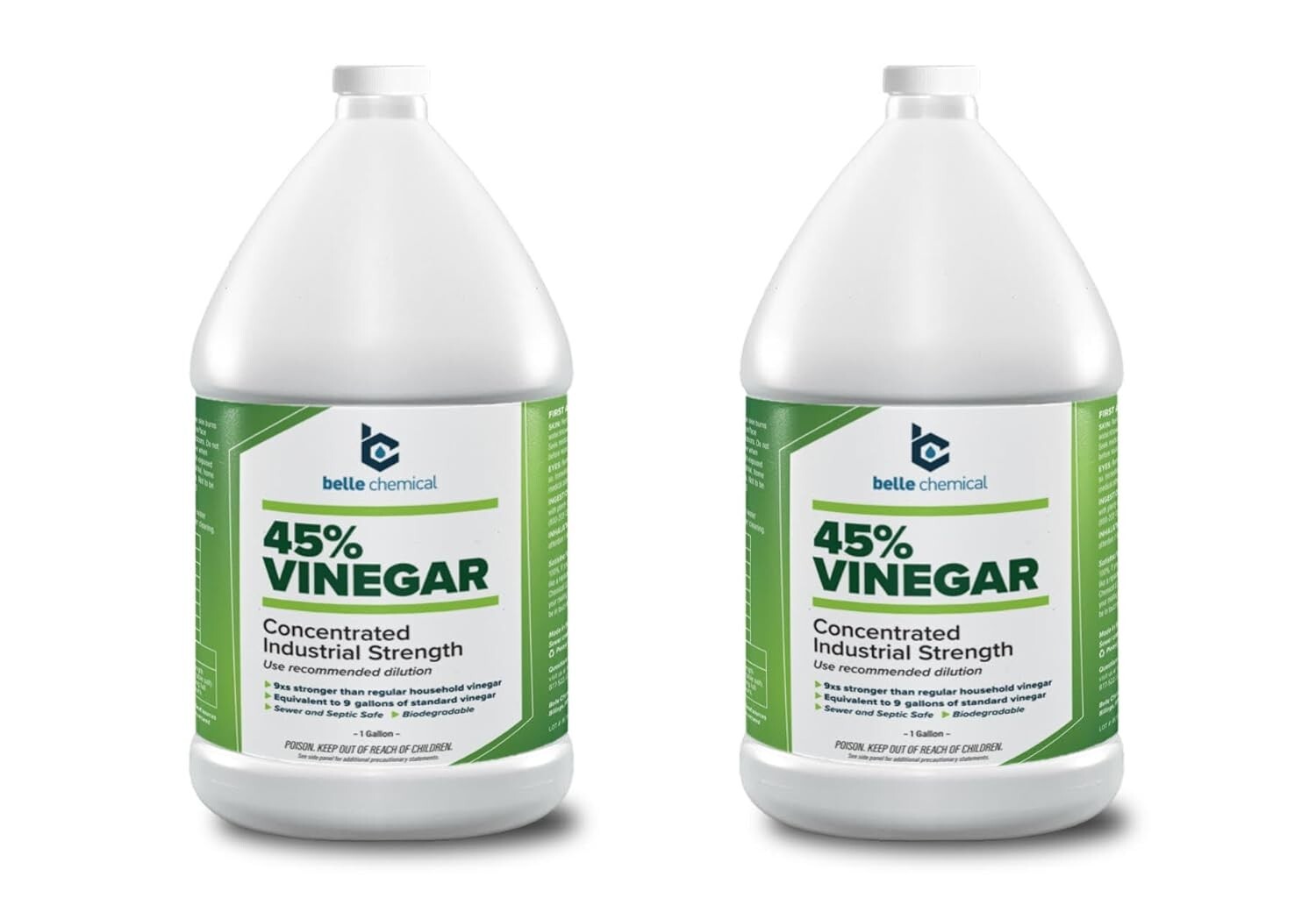 45% Pure Vinegar – Concentrated Industrial Grade (1-Gallon)